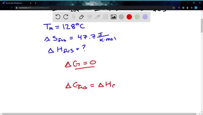 Enthalpy of fusion of naphthalene