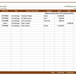 Problem 11-4 maintaining the checkbook