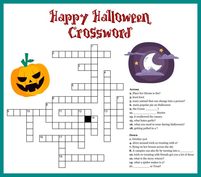 Found in egypt halloween crossword answers